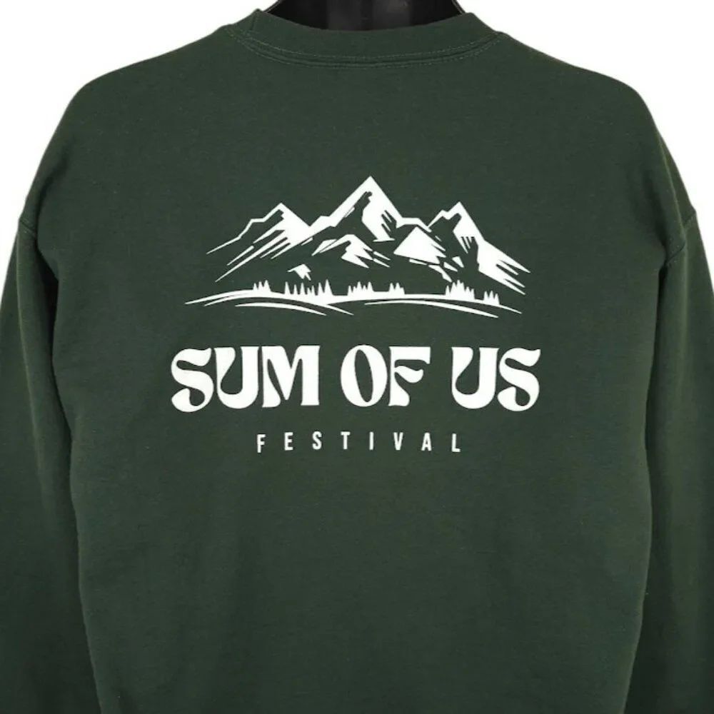Sum Of Us Festival Sweatshirt Mens Size Large Green LGBT+ Women Trans